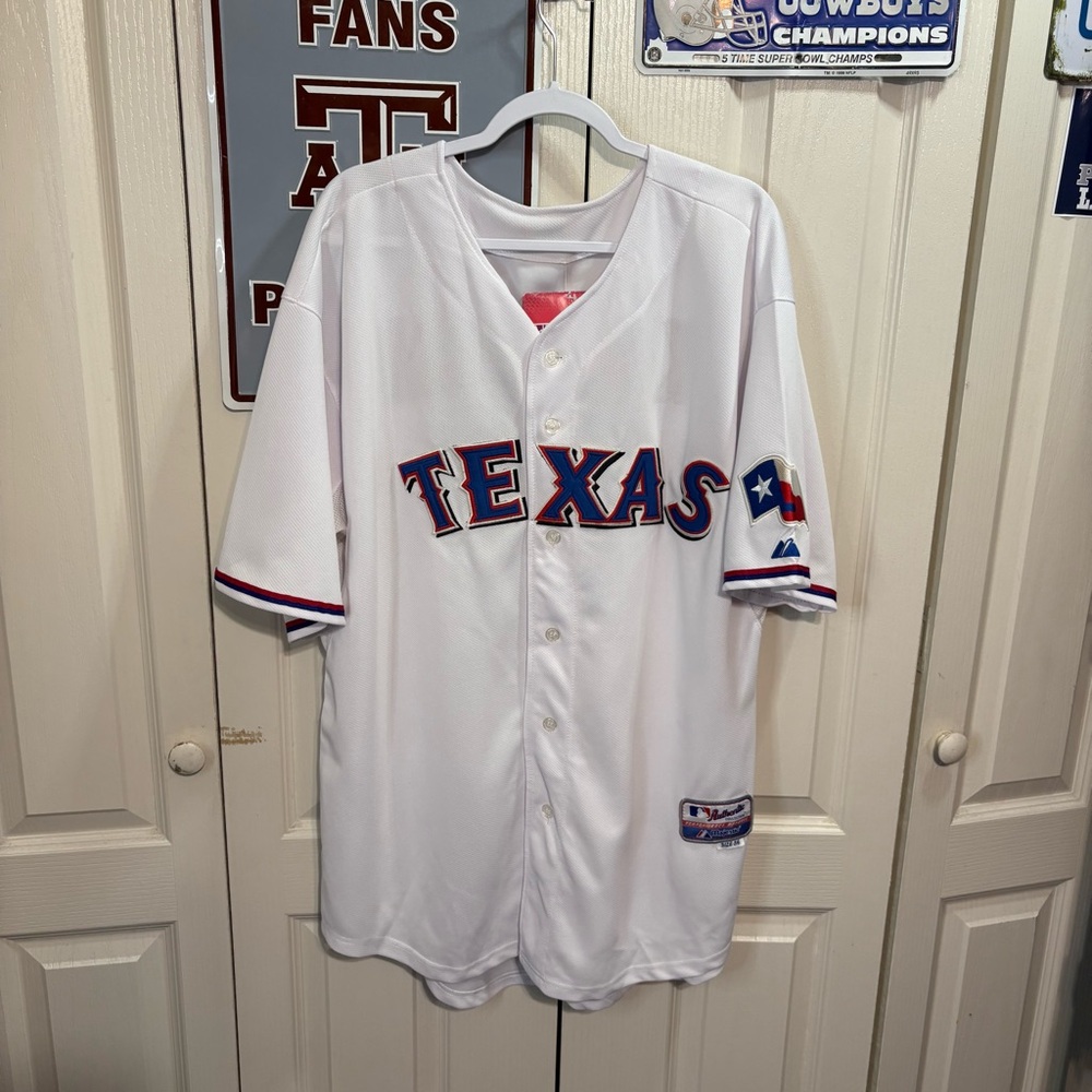 Texas White Baseball Jersey